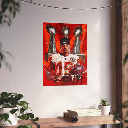 Patrick Mahomes | Kansas City Chiefs | POSTER | Sports Wall Art