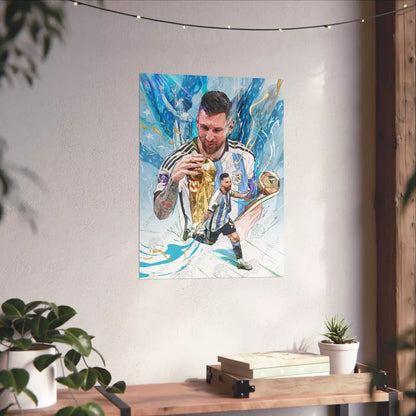 Lionel Messi | Poster | Argentina | World Cup | Wall Art