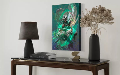 Saquon Barkley | CANVAS PRINT | Sports Wall Art | Philadelphia Eagles | Fan Cave Gift