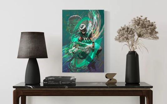 Saquon Barkley | CANVAS PRINT | Sports Wall Art | Philadelphia Eagles | Fan Cave Gift