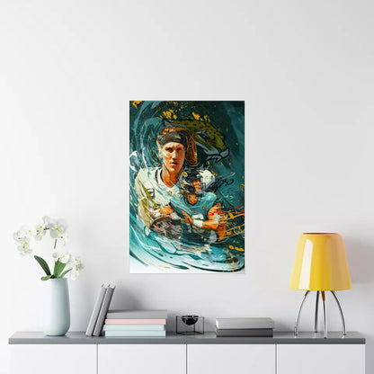 Trevor Lawrence | Jacksonville Jaguars | POSTER | Sports Wall Art | Gift for Him
