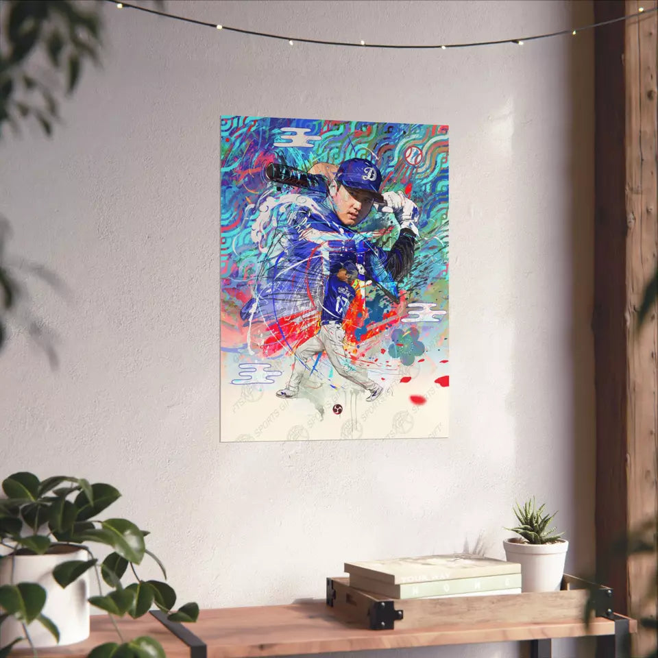 Shonei Ohtani | Los Angeles Dodgers | POSTER | Sports Wall Art