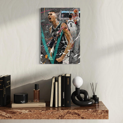 Victor Wembanyama | CANVAS Print | Sports Wall Art | San Antonio Spurs | Fan Cave Gift