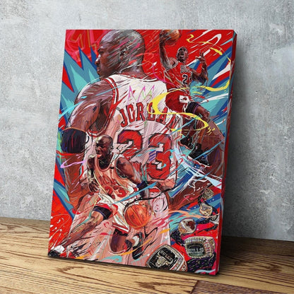 Michael Jordan | CANVAS Print | Sports Wall Art | Chicago Bulls | Fan Cave Gift