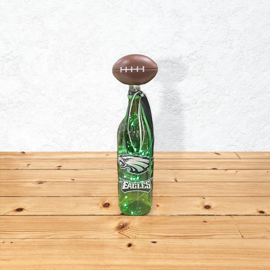 Philadelphia Eagles Glass Light Up Bottle