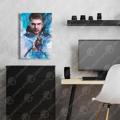 Luka Doncic | Dallas Mavericks | Luka Magic | Sports Wall Art | Canvas | Man Cave  Gift