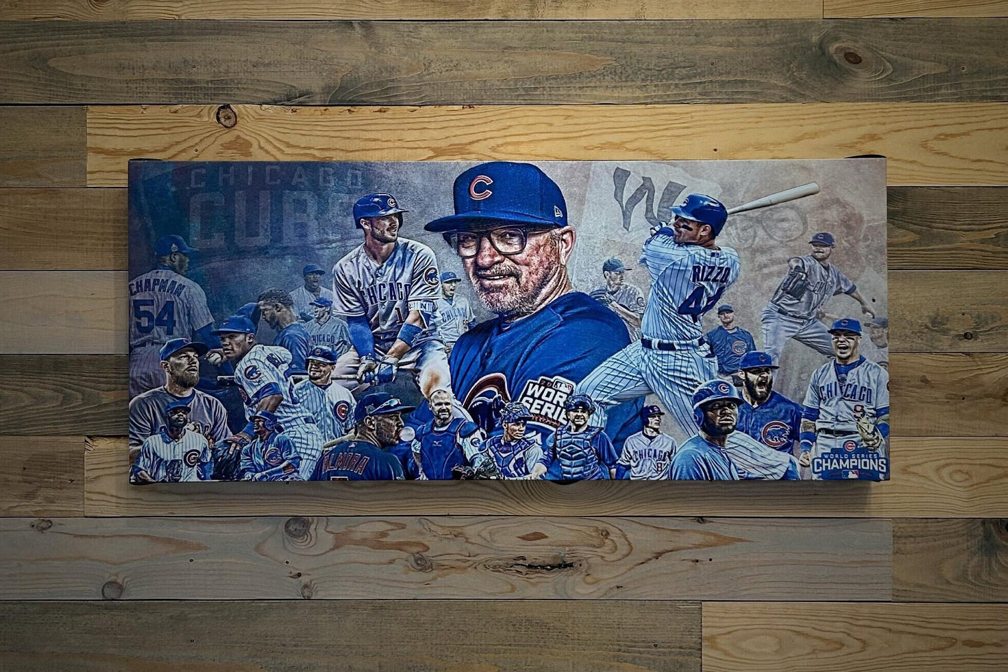 Chicago Cubs | World Series Champions | Sports Wall Art | Canvas | Fan Cave