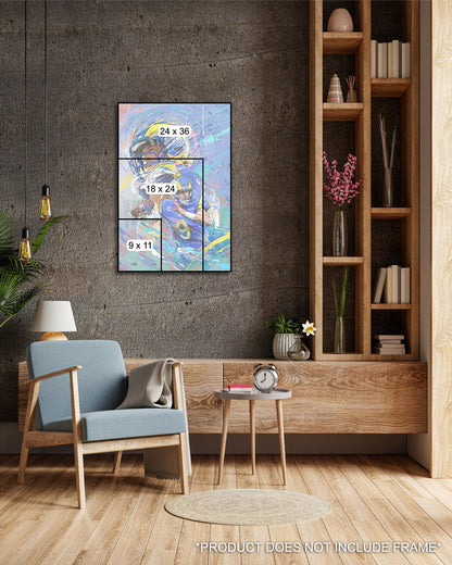 Matthew Stafford | Poster | LA Rams | Wall Art