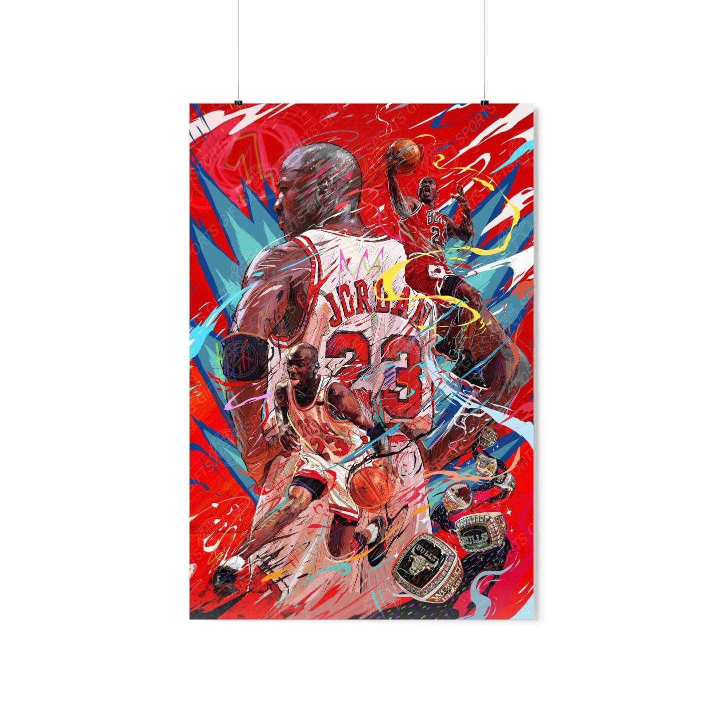 Michael Jordan | Poster | Chicago Bulls | Legacy | Wall Art