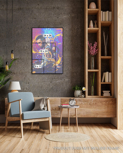 Steph Curry | Poster | Golden State Warriors | Wall Art