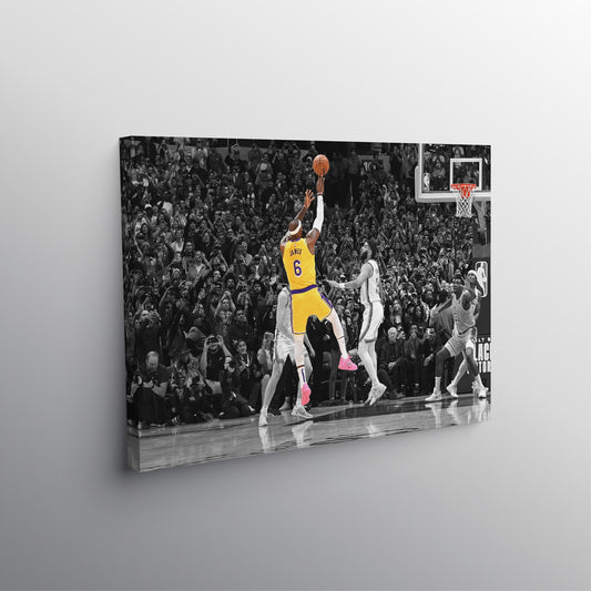 LeBron James | Canvas | Scoring Record | Los Angeles Lakers | GOAT