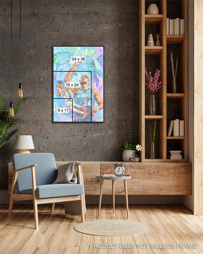 Giannis Antetokounmpo | Poster | Milwaukee Bucks | Wall Art