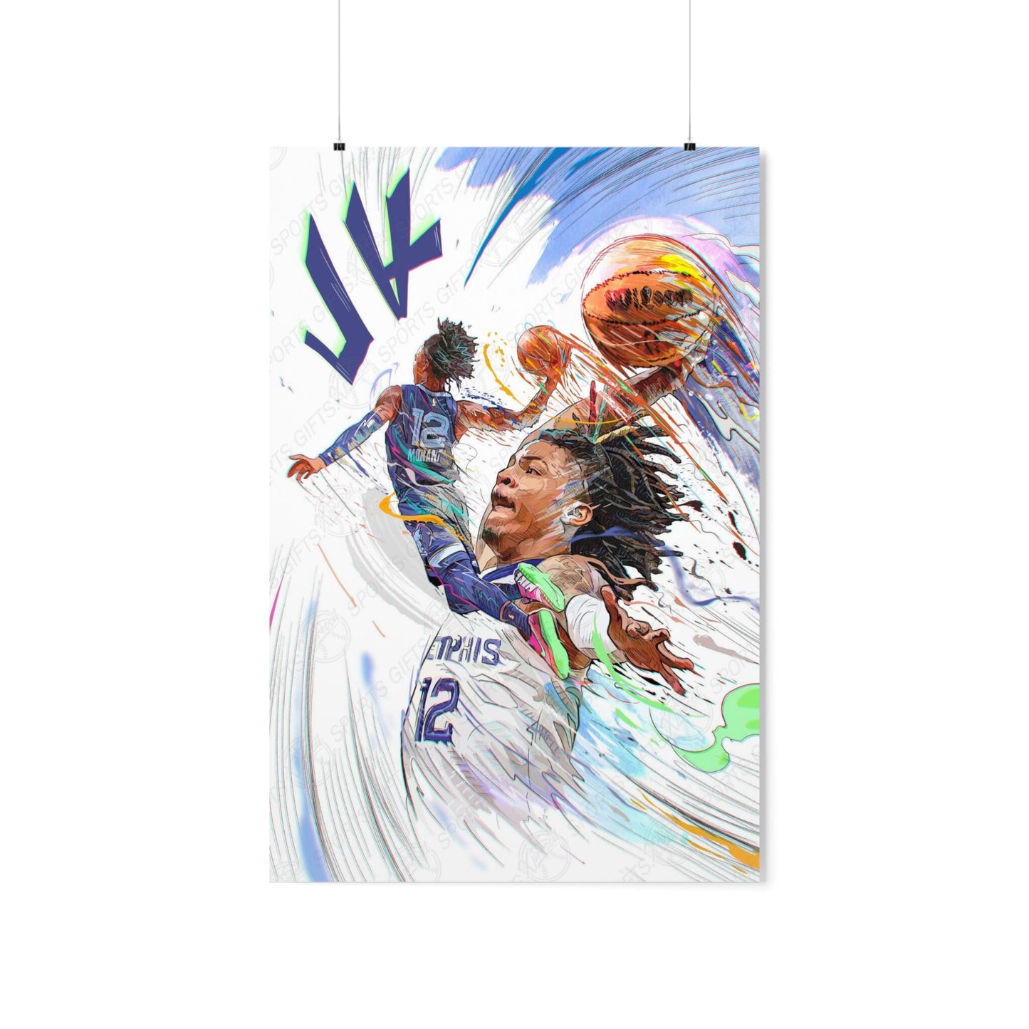 Ja Morant | Poster | Memphis Grizzlies | Wall Art