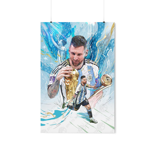 Lionel Messi | Poster | Argentina | World Cup | Wall Art