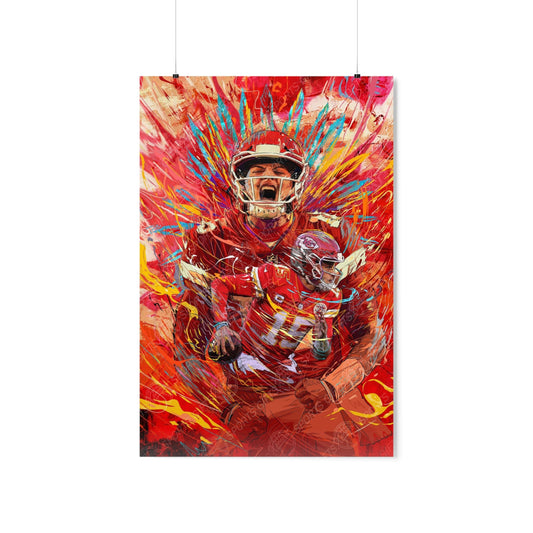 Patrick Mahomes | Poster | Kansas City Chiefs | Wall Art