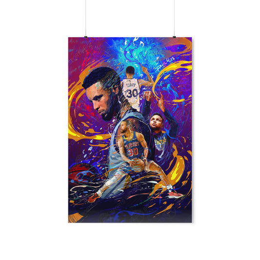 Steph Curry | Poster | Golden State Warriors | Wall Art