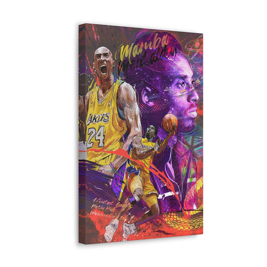 Kobe Bryant | Sports Wall Art | Canvas | Los Angeles Lakers | Abstract