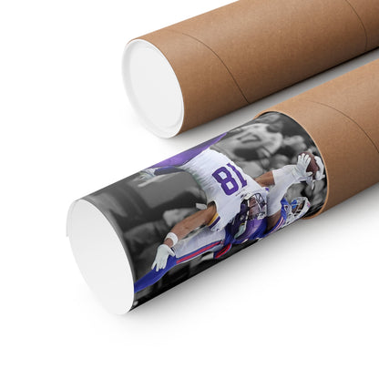 Justin Jefferson | Poster | One Handed Catch vs Bills | Minnesota Vikings | Wall Art