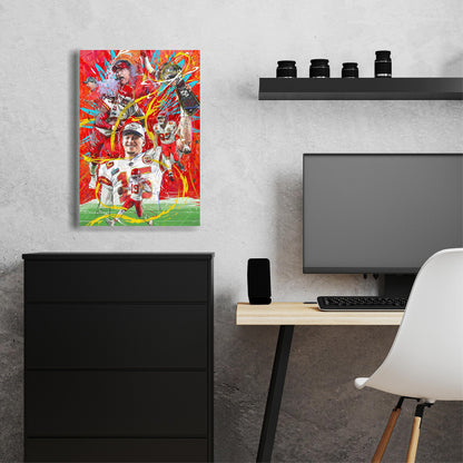 Kansas City Chiefs | Super Bowl LVII | Sports Wall Art | Canvas | Man Cave Gift