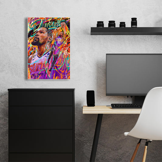 Kevin Durant | Sports Wall Art | Canvas | Phoenix Suns | Gift for Him