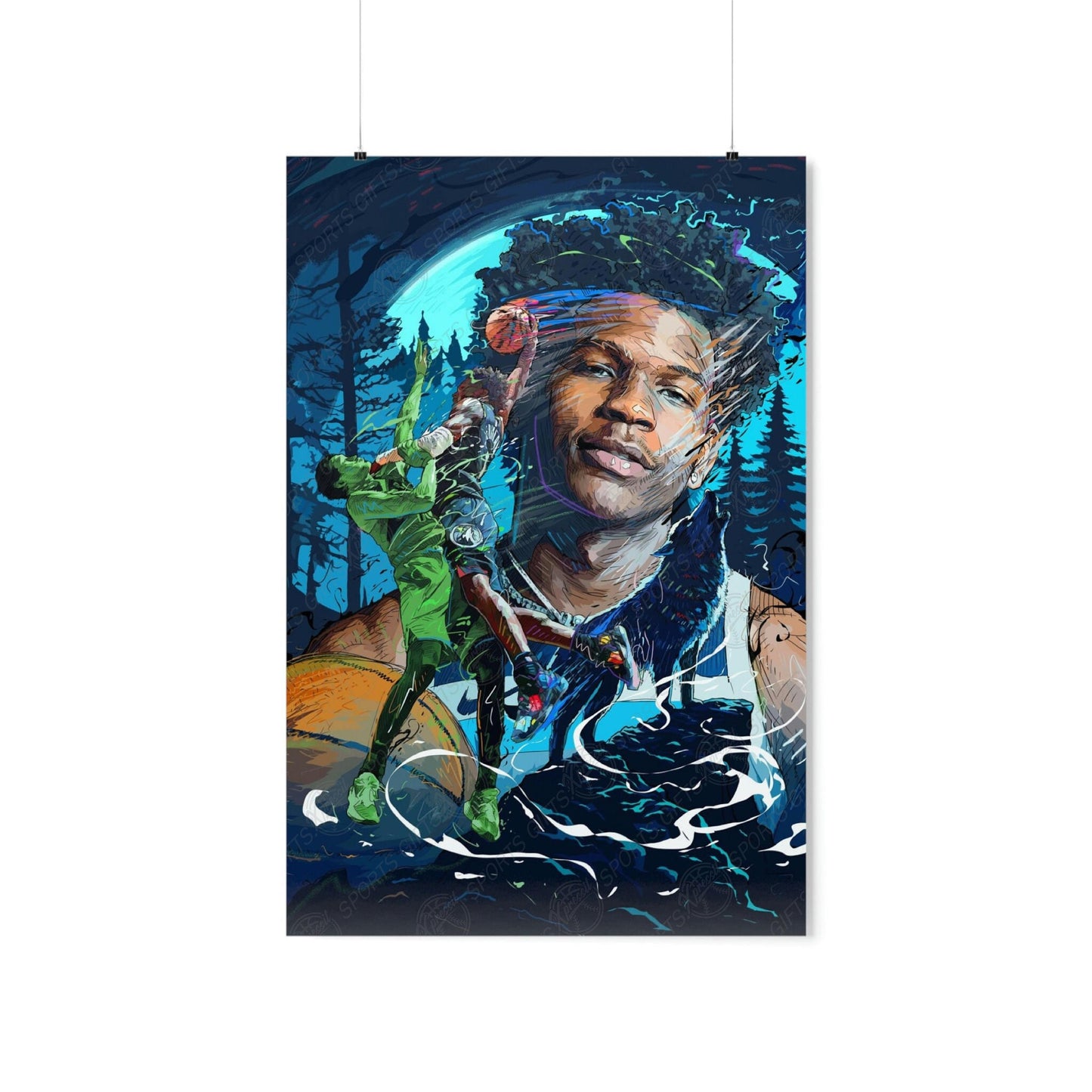 Anthony Edwards | Poster | Minnesota Timberwolves | Wall Art