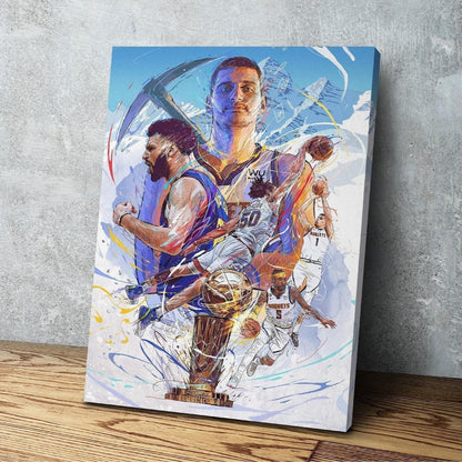 Denver Nuggets | NBA Champions | Sports Wall Art | Canvas | Man Cave Gift