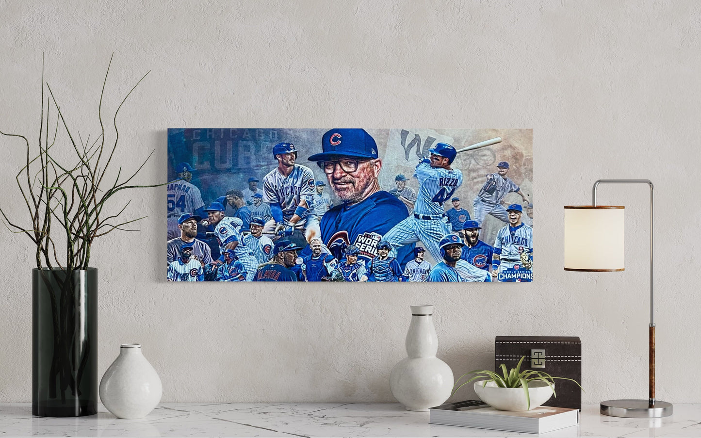 Chicago Cubs | World Series Champions | Sports Wall Art | Canvas | Fan Cave